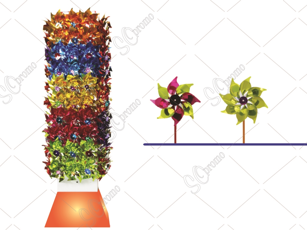 Winged Pinwheel Hologram & Metallic